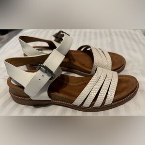 Söfft white sandals.  Worn twice.